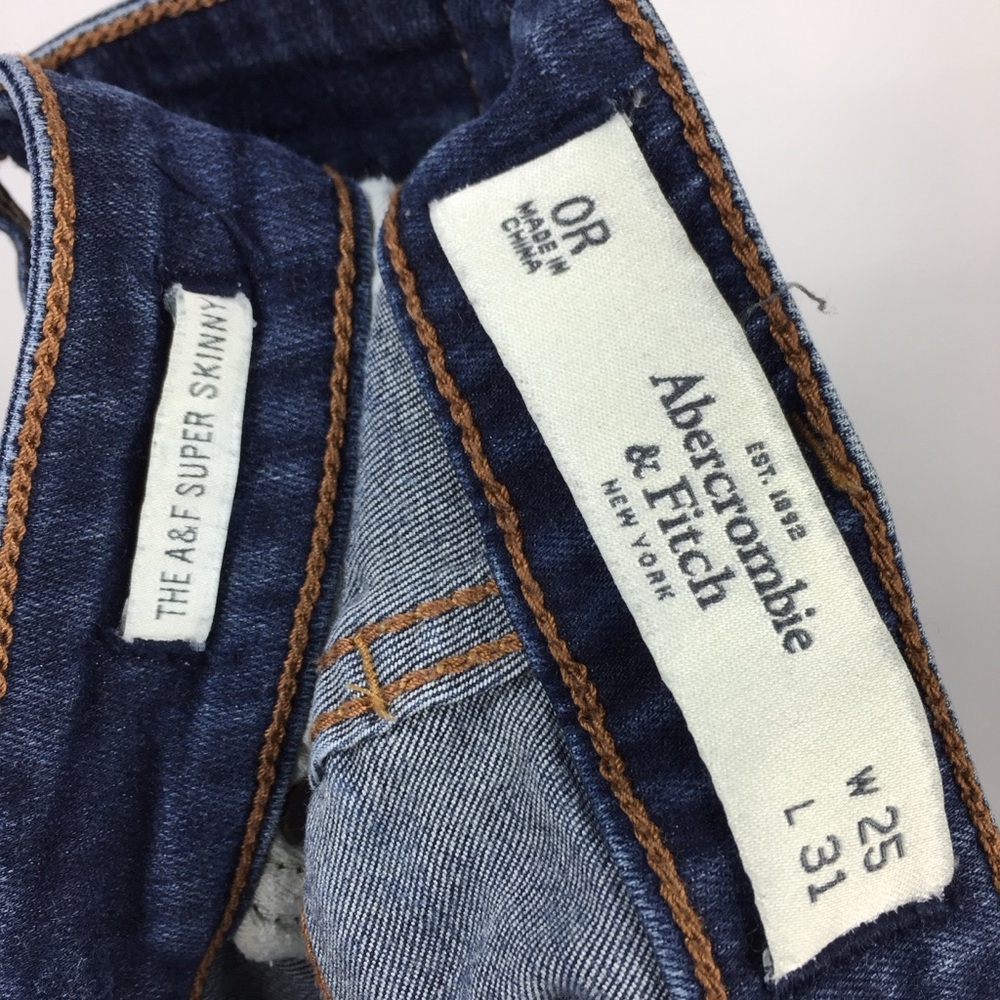 Abercrombie & Fitch The A&F Super Skinny Size 0R - Picture 2 of 13